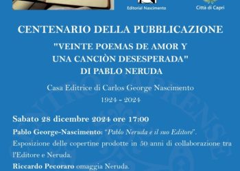 Al Centro Ignazio Cerio nel week end celebrazione delle opere di Pablo Neruda