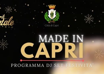 “Made In Capri” stasera, sabato 4 gennaio dalle 19.00 alle 22.00, Piazza Umberto I°