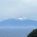 Neve sul Vesuvio da Capri, di Giuseppe Rosato