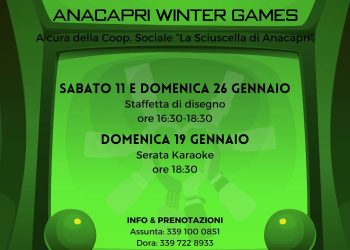 Dall’11 al 26 gennaio tornano gli Anacapri Winter Games