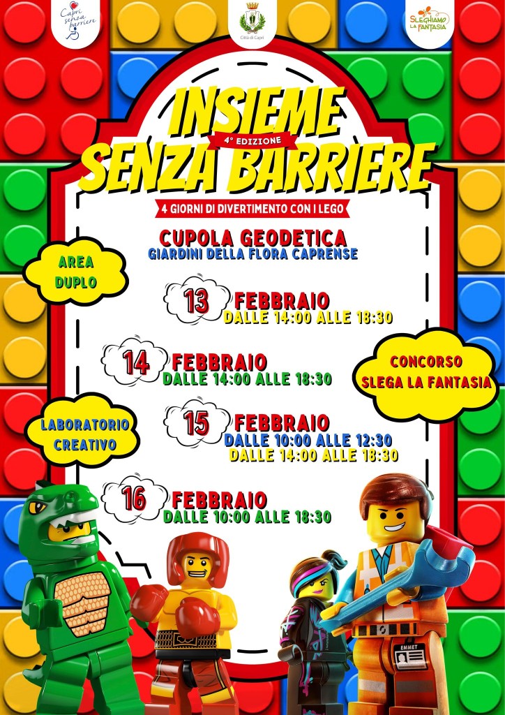 Città di Capri: Insieme senza barriere Cupola Geodetica 13,14,15 e 16 ferraio 2025