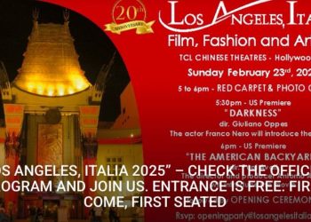 CAPRI ZERO LIMITS di Simone Di Martino, la proiezione il 26 febbraio al CHINESE THEATRE a  Los Angeles Italia