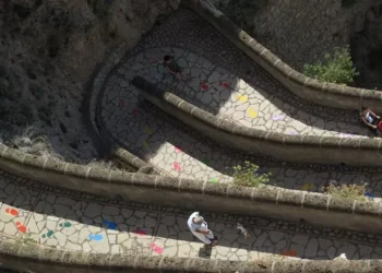 Via Krupp, a Capri arrivano gli alert anti frane