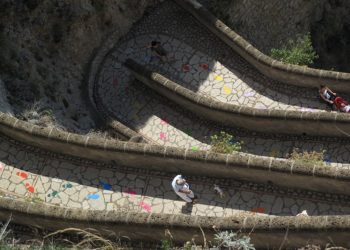 Una stazione meteo di Capri con alert digitale per via Krupp