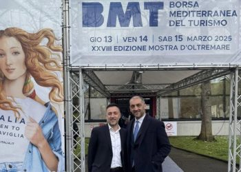 Vincenzo Cirillo, Consigliere Delegato alla Promozione del Territorio della Città Metropolitana di Napoli rilascia una sua dichiarazione al termine della XXVIII edizione della Borsa Mediterranea del Turismo svoltasi a Napoli