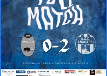 Anacapri ancora corsaro, battuto il Casola per 2 a 0