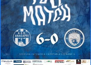 A Damecuta goleada dell’Anacapri