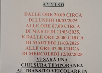 Anacapri, chiusura per lavori di messa in sicurezza a via salita Caposcuro