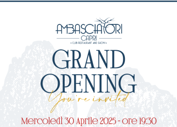 Ambasciatori Capri Club Restaurant: Apertura spostata al 30 aprile