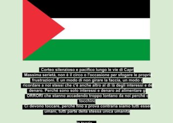 Domani a Capri corteo pacifico per la Palestina