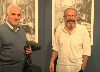 Antonio Bassolino alla mostra “Idilli di Capri – Studi fotografici 1885–1890”