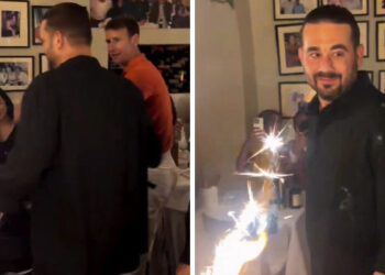 Edo De Laurentiis a Capri con un giocatore del Napoli, che festa per lo Scudetto (Video)