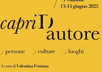 Capri d’Autore, la terza edizione dal 13 e 14 giugno: il programma