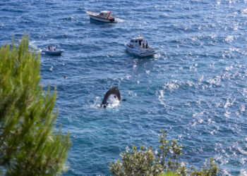 Cola a picco una barca al largo di Marina Grande (Gallery)