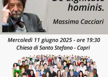 Il Professor Cacciari a Capri per una conferenza, commenterà il “De dignitate hominis”