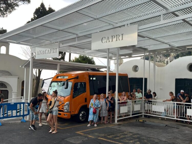 Inaugurazione del nuovo Capolinea a Marina Piccola dell’Azienda ATC Capri