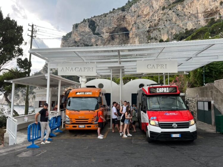 Inaugurazione del nuovo Capolinea a Marina Piccola dell’Azienda ATC Capri