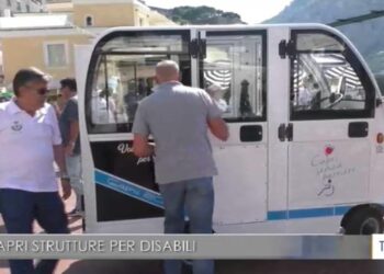 TGR: Arriva a Capri un nuovo veicolo per i diversamente abili