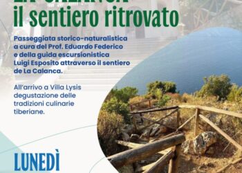 LA CALANCA: il sentiero ritrovato, una passeggiata storico-naturalistica, Lunedì 08 Settembre ore 11:00, INGRESSO VILLA JOVIS