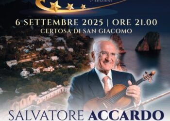 Capristars 2025: Premio alla carriera al Maestro Salvatore Accardo, una notte per celebrare la musica classica sotto il cielo di Capri