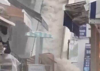 Ieri 23 Settembre Violento nubifragio anche su Capri disagi in Piazzetta, sei ore di black out