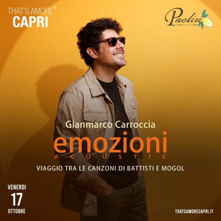 Venerdì 17 Ottobre torna la Cena di Gala di That’s Amore Capri al Ristorante “Da Paolino”