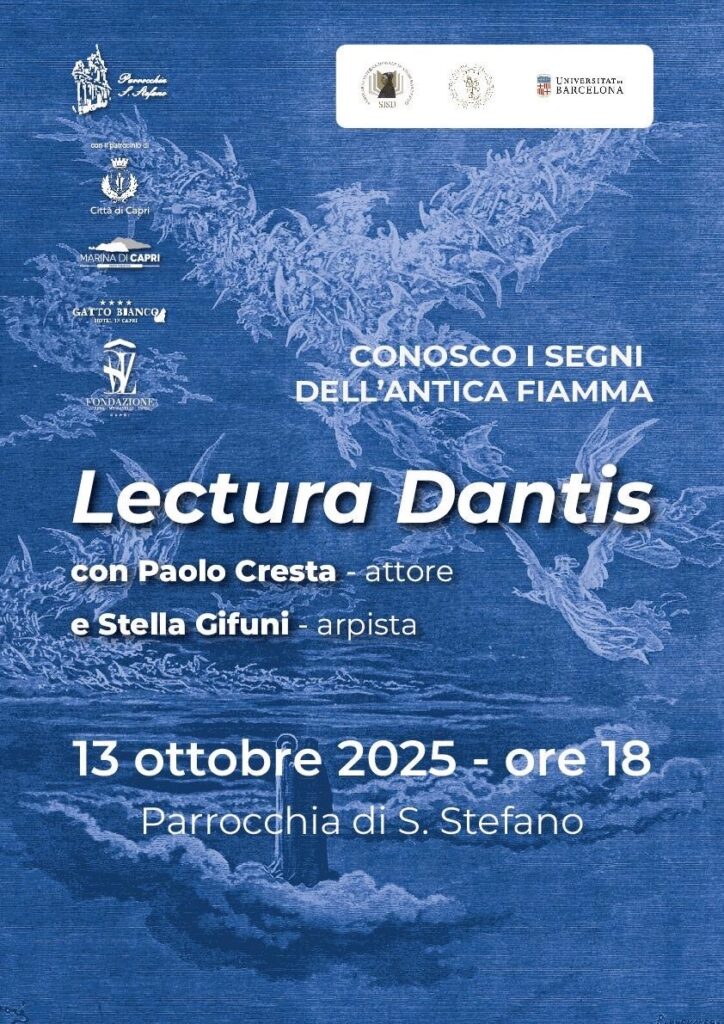 Conlusa la IV edizione Incontri Danteschi a Capri, al via il Seminario Internazionale