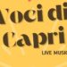 Comune di Anacapri: Voci di Capri, LIVE MUSIC, CINEMA PARADISO, 10 NOVEMBRE 2025, ORE 19:00