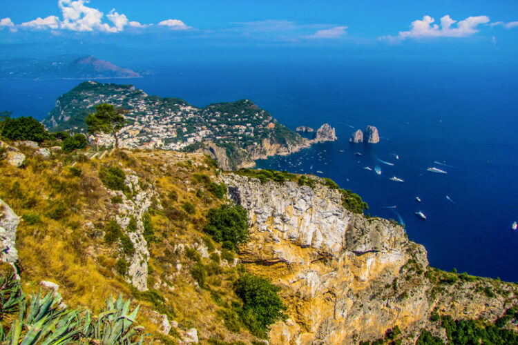 Amazing view of Capri, Italy