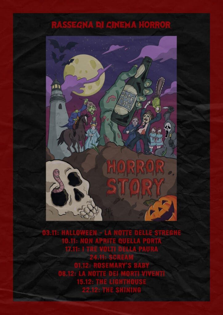 Horror Capri Stories ha acceso l’autunno: sempre sold out con gli appuntamenti horror al Qubè cafè. Prossimo appuntamento lunedi 17 con I 3 volti della paura di Bava