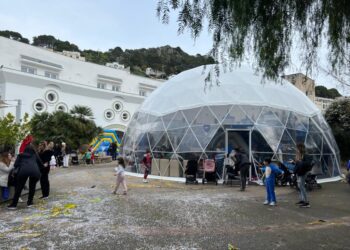 Ai Giardini della Flora Caprense riapre per la gioia dei bambini ed adolescenti la Cupola Geodetica