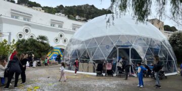 Ai Giardini della Flora Caprense riapre per la gioia dei bambini ed adolescenti la Cupola Geodetica