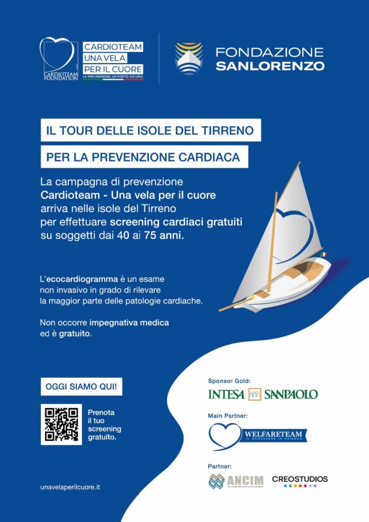 Cardioteam Una Vela per il cuore salpa per Capri