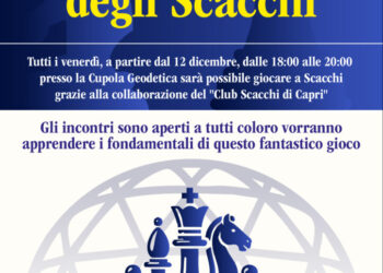 Scacchi: dal 12 dicembre ogni venerdì sfide alla Cupola Geodedica