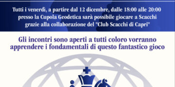 Scacchi: dal 12 dicembre ogni venerdì sfide alla Cupola Geodedica