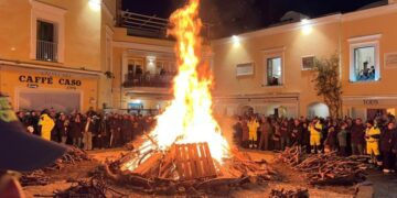 Festeggiamenti di San Sebastiano a Capri, Martedì 20 gennaio 2026 – Piazza Umberto I°,  La manifestazione anticipata alle 16:30