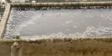 Effetto nevicata per la piazzetta di Capri