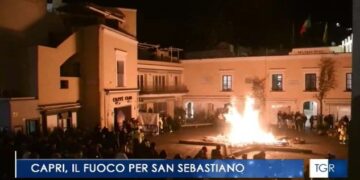 TGR: Capri il Fuoco per San Sebastiano (Video)