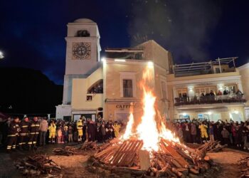 Domani torna a Capri il “Fuoco di San Sebastiano