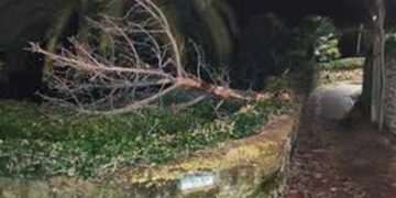 Tempesta di vento si abbatte su Capri e mette a rischio il Carnevale