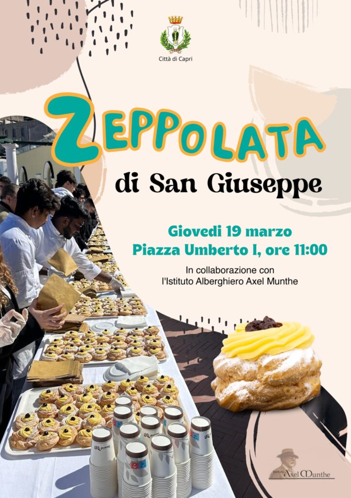 Zeppolata di San Giuseppe, Giovedì 19 marzo, Piazza Umberto I°