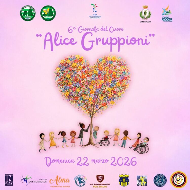 Città di Capri: Sesta Giornata del Cuore Alice Gruppioni, Domenica 22 marzo