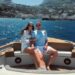 Lobotka a Capri: gita in barca con la compagna nel giorno di riposo
