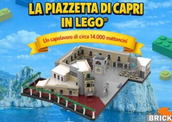 La “Piazzetta” in Lego: I mattoncini più famosi del mondo sbarcano a Capri!