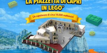 La “Piazzetta” in Lego: I mattoncini più famosi del mondo sbarcano a Capri!