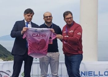 A Capri le scale mobili per salire da Marina Grande