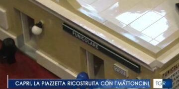 TGR: Capri, La Piazzetta ricostruita con i Mattoncini (Video)