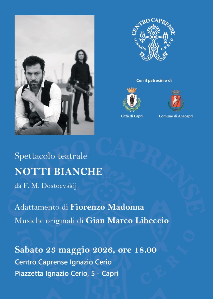 Notti Bianche – Adattamento teatrale di Fiorenzo Madonna – Sabato 23 maggio 2026 ore 18