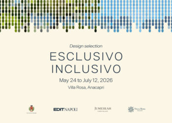 Il design d’autore di EDIT Napoli approda ad Anacapri a Villa Rosa