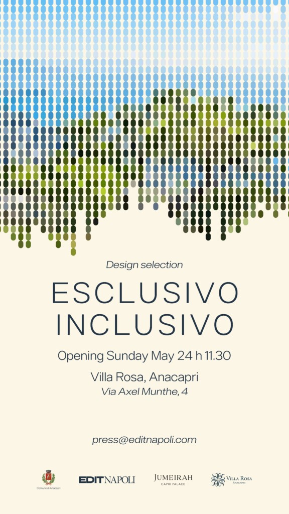 Il design d’autore di EDIT Napoli approda ad Anacapri a Villa Rosa